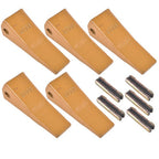 23 230 Series 230S Bucket Teeth with 23TF/23FP Flex Pins for Excavator 5 Piece