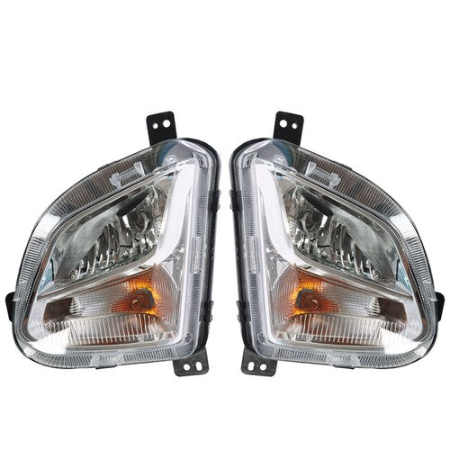 Fog Lights Assembly Driver+Passener Side 2 PCS w/Signal For Chevy Equinox 2018