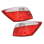 Outer Tail Lights for 2013-2015 Honda Accord Sedan EX LX Sport Halogen LH RH