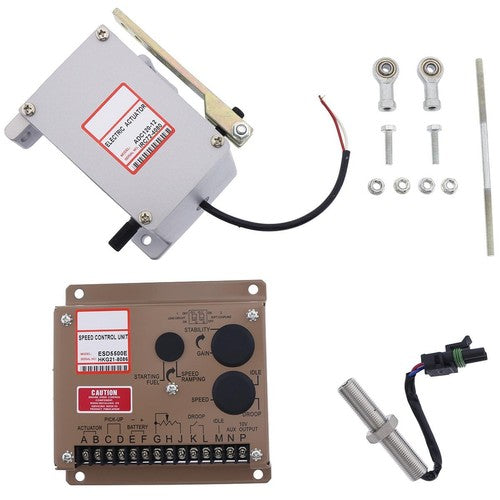 Alternator Generator Governor Actuator ADC120-12V+MSP6729 Speed Control+ESD5500E