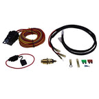 Dual Fan Wiring Relay Harness Kit with Sensor for Spal 185FH FRH 40/50 Amp
