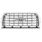 For Ford F-150 F150 2015 2016 2017 Chrome Front Upper Bumper Grille FL3Z-8200-EA