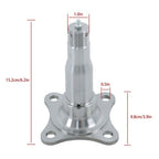 [1-PACK] Spindle #84 E-Z Lube Weld-On w/ Hardware Kit For 3500 lb Trailer Axle