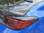 For 2022-2023 Subaru BRZ GR86 Rear Tail Light Eyebrow Strip Cover Trim Pair