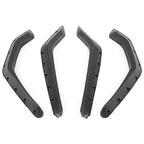 Set of 4 PCS Fender Flares for Polaris RZR 800 2008-2010 Snap On Black Plastic
