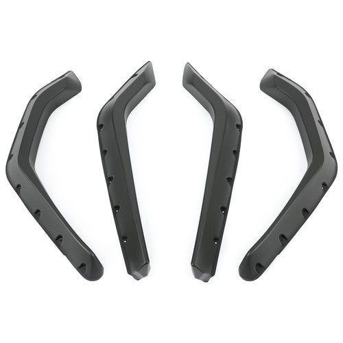 Set of 4 PCS Fender Flares for Polaris RZR 800 2008-2010 Snap On Black Plastic