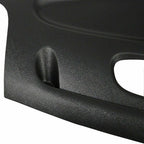 Black Dash Bezel Cover Overlay with Vents for Dodge Ram Pickup 1998 to 2001