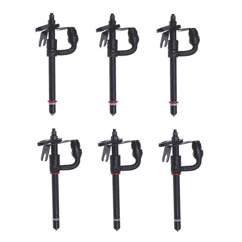 6X Fuel Injector RE48786 RE44508 for John Deere 350 1450 1550 4045 5303 6110