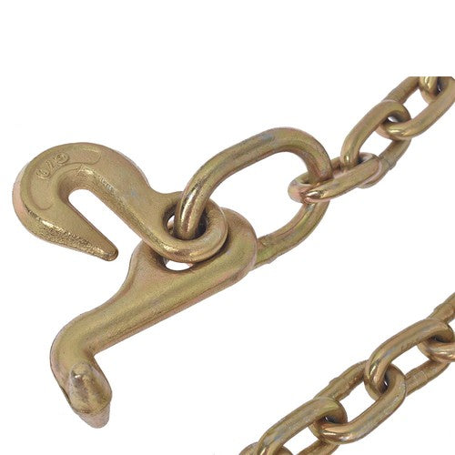 US Grade 70 Wrecker Tow Chain 5/16 x 6 FT 15" Axle J Hook Hook Rollback Carrier