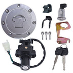 Ignition Switch Fuel Gas Cap Seat Lock Key Set For Honda CBR1000RR 2004-2006