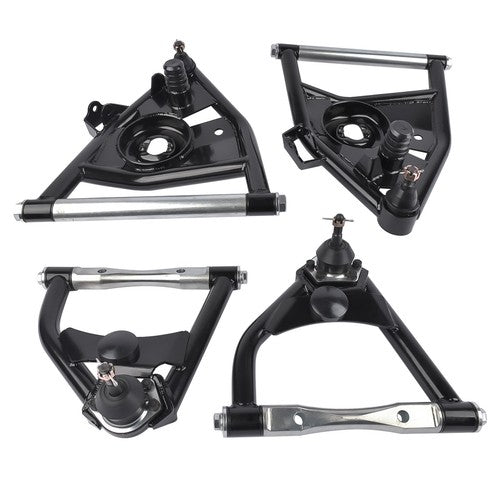 FOR 1973-1987 C10 CHEVROLET GMC TUBULAR CONTROL ARMS SET OF 4 UPPER AND LOWER