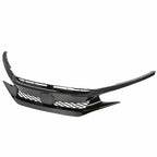 Front Grille for Honda Civic 2019-2021 2020 Coupe Sedan Type R Style Black Mesh