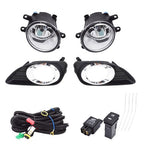 Clear Bumper Lamps Driving Fog Lights+Switch Fit For Camry 2010-2011