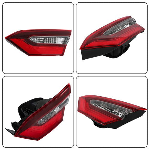 Clear Lens For Toyota Camry 2021-2023 Inner Passenger/RH Halogen Type Tail Light