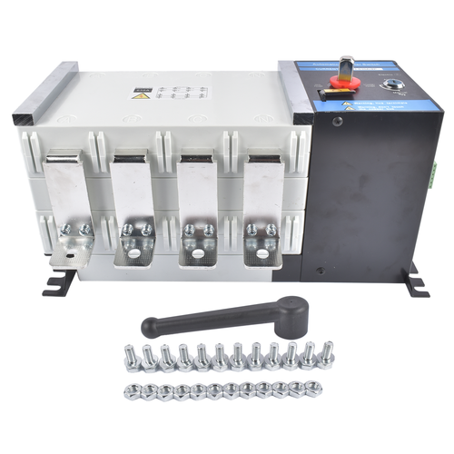 Industrial Automatic Transfer Switch 4P 630A 110V or 220V Plastic Copper Steel