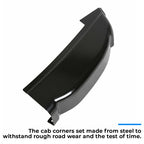 For UTV T-Boss 550 750 560 760 Durable Black Clear PVC Soft Full Door Enclosure