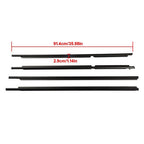 For Toyota 4Runner 2003-2009 Car Window Outside Pressure Strip Black Compatible