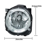 Left Chrome Headlights For Jeep Renegade 2015-2018 Projector Halogen Headlamps