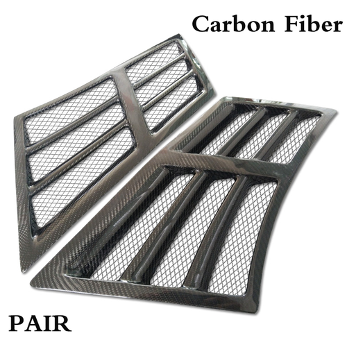 Carbon Fiber Front Fender Side Grille Pair for 2008-2023 for Nissan GT-R R35