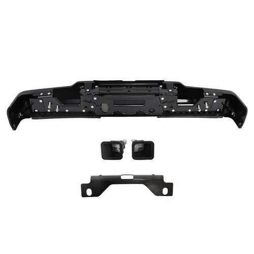 For Ford F250 F350 2017-2022 Rear Step Bumper Super Duty w/o Sensor Holes