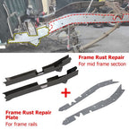 Frame Rust Repair Set Repair Plate Steel for Toyota Tacoma Regular Cab 1996-04