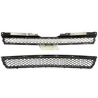 Mesh Front Bumper Grille Grill for 07-14 Chevy Tahoe Suburban Avalanche Black