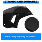 Left Radiator Shroud Painted Black for Kawasaki KLR650 08 18 Camo 16 18