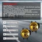 Smoked Driving Fog Lights+Wiring Switch Bezel Kit  For 16-20 Toyota Tacoma 2.7L
