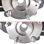 2PCS Front Loaded Steering Knuckle & Wheel Bearing Hub For Kia Soul 2014-2016