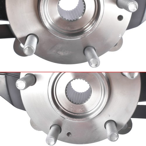 2PCS Front Loaded Steering Knuckle & Wheel Bearing Hub For Kia Soul 2014-2016