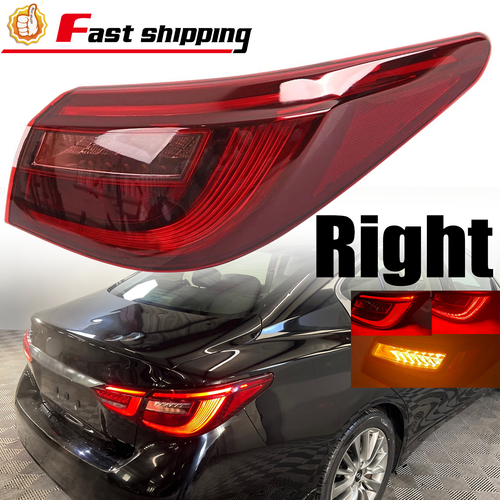 26550-6HH1B Right LED Outer Tail Light Rear Lamp for Infiniti Q50 2018-2021