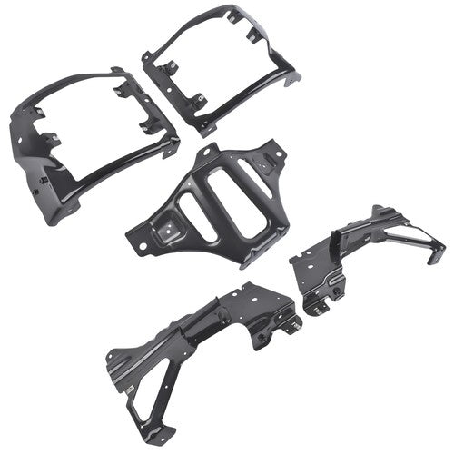 Front Bumper Support & Mount Bracket Set for Chevy Silverado 1500 Pickup 2016-18