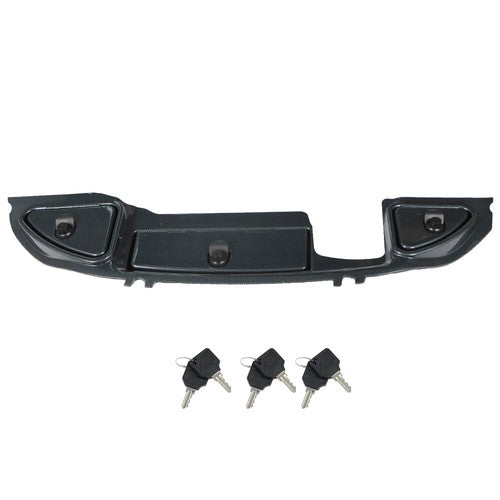 For Club Car Precedent Golf Cart Carbon Fiber Dash With Locking Doors 2008.5+ US