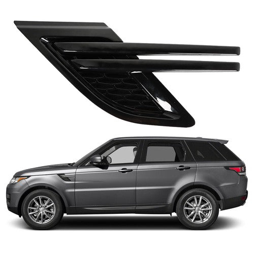Left Glossy Black Fender Air Side Vents Grille For 2014-2017 Range Rover Sport