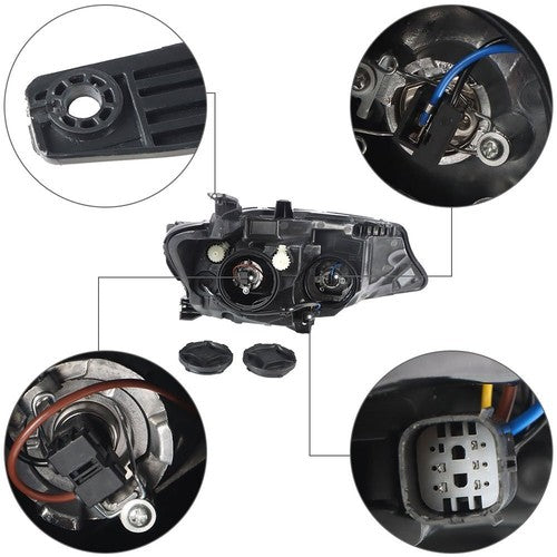 Fit For Chevy Malibu 2019-2020 Headlight Assembly Set Left Driver Side LH Clear