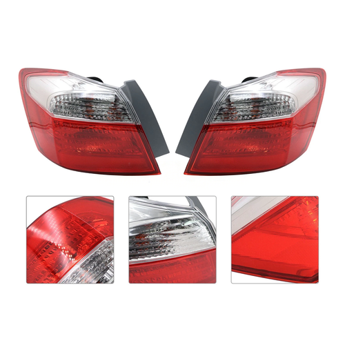 Outer Tail Lights for 2013-2015 Honda Accord Sedan EX LX Sport Halogen LH RH