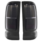 Smoke Black LED Tube Brake Tail Lights for 1994-2001 Dodge Ram 1500 2500 3500