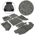 6 Pieces Full Set Carpet Kit Floor Mat Gray for Jeep Wrangler TJ 97 06