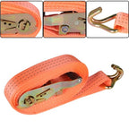4000 lbs Ratchet Straps With J Hook 1.5in x 20 ft Heavy Duty Tie Downs 4 Pack
