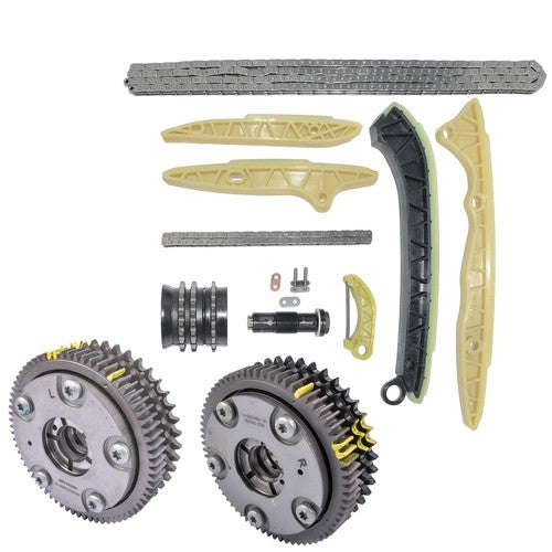 Timing Chain Kit Variable Valve Timing Sprocket for 06-15 Mercedes C300 350 M272