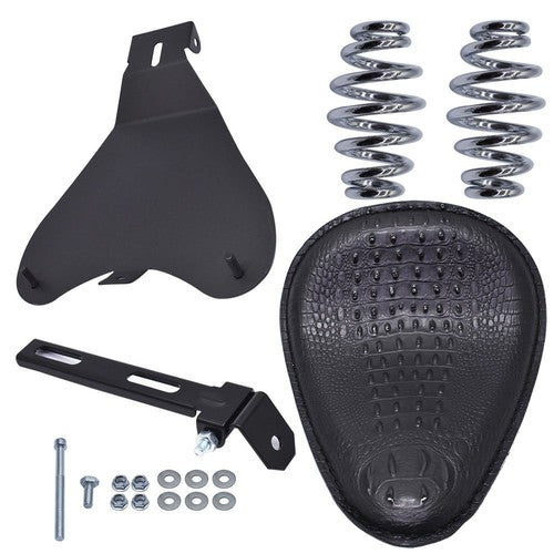 NEW For Yamaha VStar 1300 1100 950 650 Black Motorcycle Bobber Solo Seat Spring