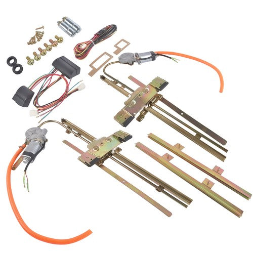 Flat Glass Electric Power Window Kit with Switch U Wire It 2 Door Kit 7558925