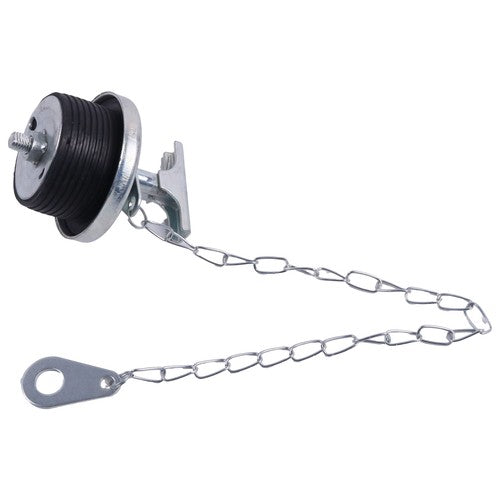 2" Oil Filter Cap w/Chain 107981 for CASE Engine D-429 Komatsu MX272 MX352 MX502