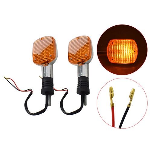 Front Pair turn signal indicators For Honda V45   VF750C VF700C with stem