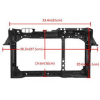 Front Radiator Support Bolt In for 2011 2018 2019 Ford Fiesta Hatchback Sedan 1 6L