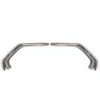 Front Upper Grille Mesh Cover Trim for Toyota RAV4 2019-2025 ABS Chrome 2x