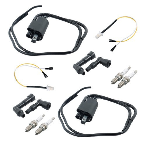 New Ignition Coil Spark Plug With Cap Kit For Yamaha XJ550 XJ750 1981-83