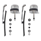 Stainless Windshield Wiper Motor Kit Street Hot Rod Universal Boat For Chevy 12V