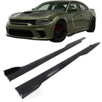 Side Skirt Body Kit For Dodge Charger SRT 2015 2023 Rocker Panels Extension Splitter