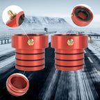 2PCS Red MG21103 Front Axle Tube Seal Pair For 87-17 Jeep Wrangler